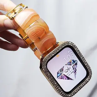 頂級 纏絲瑪瑙 招財 Apple Watch 智慧手錶 Android 寶石 錶帶