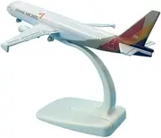 Replica 16CM 1:400 for Scale Airplane Model Korean A320-200 Adult Boys Souvenir Gift Hobby Toys Airplane Toy