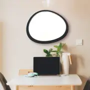 Pebble Round Mirror Acrylic Frame