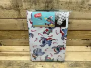 Disney Lilo & Stitch Christmas Tablecloth 60”x84” Rectangle Santa Hat Candy Cane