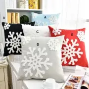 Cotton Linen Embroidery Throw Pillows Covers 18x18inch
