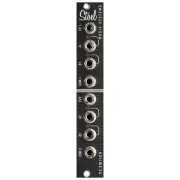 Stoel Music Systems Dual Voltage Controlled Swtich in Dark Mode Eurorack Modular