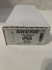 Shure Video Production Microphone: VP64A - Omni Directional Dynamic Mic