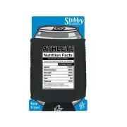 Athlete Nutrition Facts - Novelty Funny Drinks Cooler Holders Stubby Holder