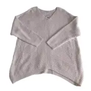 Jaclyn Smith Woman 3X Chunky Metallic Yarn V-Neck Knit Sweater
