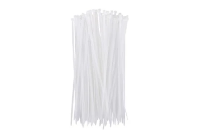 White Zip Ties Heavy Duty 8 Inch(100 Pack), 50lb Multi-purpose Cable Ties For...