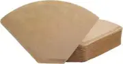 #4 Cone Coffee Filter 8-12 cup, Unbleached Natural Paper, No Blowout, Disposable