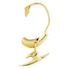 Cyberpunk-Ear Clip Dagger-Earless Piercing Gold Color Metal Earring for Women