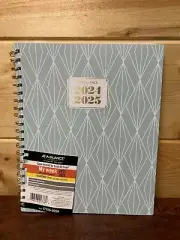 AT-A-GLANCE BADGE Academic 2024-2025 Weekly Monthly Planner Geo (8-1/2 x 11")
