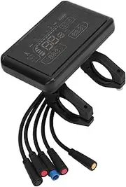 E LCD Display, E Display Meter, Control Panel, Waterproof M4 LCD Panel, Display Gauge, Control Panel, LCD Display, Meter for Electric Bikes, Scooter Modification