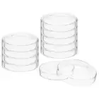 120mm High Borosilicate Glass Petri Dishes with Lids, 10 Pack Petri Plates