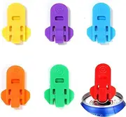 Manual Easy Can Opener, 8 Pack Colorful Soda Beer Can Opener & Beverage Can Cover Protector, Premium Plastic Shields Can Openers for Pop, Coke, Beer, Soda, Drink Aluminum Beverage