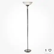 Adesso Metropolis Floor Lamp, Black Nickel - 5120-01