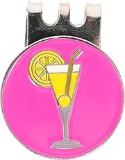 GANAZONO Ball Marker Hat Clip Portable Golf Accessory with Vibrant Design for Outdoor Golfing Golfers Durable and Stable Hat Decor