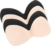 [Healvian] 4Pcs Underwear pads bra cup insert pad bra insert cushion breathable bra pads women bra pads breast cup insert pad push up bandeau bra breast pads Nylon conjoined skirt Miss