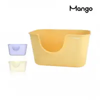 在飛比找PChome24h購物優惠-Mango蠻果 大黃油開放式貓砂盆│