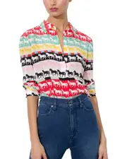 alice + olivia Willa Button Down
