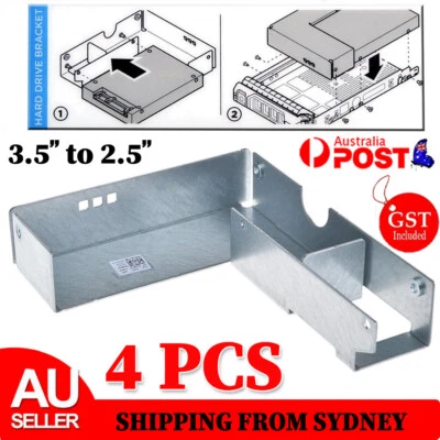 3.5" to 2.5" SAS/SATA Hard Drive Caddy Tray Adapter For Dell 9W8C4 Y004G AU