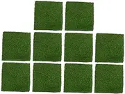 IWOWHERO 10 Pcs Washable Chicken Nesting Box Pads Reusable Artificial Turf Mats for Chicken Coop Soft Grass Carpet for Comfortable Hen Nesting Ideal for Poultry Bedding