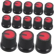 HAMPPLIES Volume Tone Control Knobs Caps Set 50pcs Plastic Guitar Knobs for Electric Bass Bass Guitar Parts Accessories