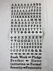 Creative Memories Greek Alphabet ABC 123 Stickers Numbers 6 Sets Sorority Frat