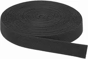 uxcell Elastic Bands for Sewing 2.5cm x 9m Black Knit Elastic Spool High Elasticity for Wigs, Waistband, Pants, Craft DIY Projects