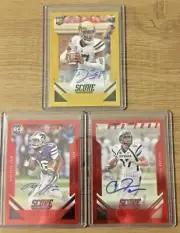 2015 Score CODY FAJARDO Red Zone Auto RC #/20 Nevada Wolfpack