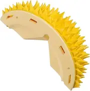 PENIKOKO Cat Corner Massage Comb Space Saving Wall Design for Cats Multifunctional Rubbing Board Scratching Post Safe Material Keeps Pets Entertained and Play