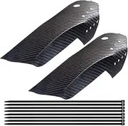 1 Pair Mountain Bike Fender Mud Guard,XINBOUS Adjustable Carbon Fiber MTB Bicycle Mudguard Front + Rear MTB Fender Set Compatible with 20"/24"/26"/27.5"/29" Mountain Bike Mud Guards