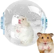 Hamster Balls to Run Around | Transparent Quiet Hamster Fitness Wheel,Portable Multifunctional Wheel Cage Activities Fun Playtime for Family Friends Kids Teen