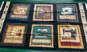 Six Different Sewing Machines Cotton Quilting Timeless Treasure Fabric 23 x 44"