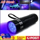 LED UV Black Light Torch Ultra Violet Gas Leak Forensic Blood Urine Detector UK