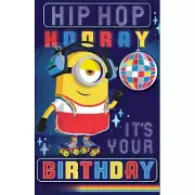 Minions Hip Hip Hooray It's Your Birthday Card