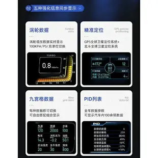 繁體中文版-自安平顯 HUD F12 A600抬頭顯示器OBD2 GPS 北斗 多功能GPS儀表 渦輪