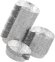 ARTIBETTER 50pcs 30ml Aluminum Weighing Boats, Liquid Mixing Foil Trays Aluminum Foil Weighing Dish Chemistry Weighing Pan for Laboratory Equipment Labs Supplies