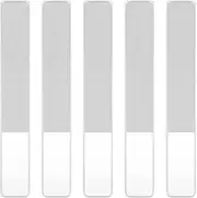5 Pieces Glass Nail Shiner, Glass Nail Files for Natural Nails Nano Nail Buffers and Shine Polisher - 9cm
