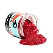 2oz Roulette Red 0.008 Red Micro Metal Flake - Solvent Resistant Glitter