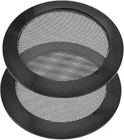 SOLUSTRE 2pcs Car Horn Grille Strainer Vehicle Subwoofer Grille Subwoofer Car Dash Speaker Cover Blazer Car Horn Funny Loud Vent Alarm Trucks Musical Car Speaker Cover Trim Black Plastic