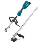 Makita DUX18ZX2 - 18V Brushless Multi-Function Powerhead (Tool Only) + Line Trimmer Attachment