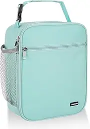 AYEANY Lunch box Lunch bag for men women Large capacity Lunchbox Reusable Lunch bags Insulated Lunch bag Lunch box cooler(Baby blue)