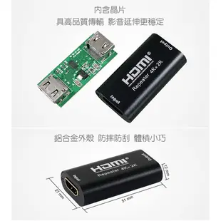 【伽利略HDRP40】 HDMI 40M(米)影音延伸器(雙母頭) 支援 4Kx2K 30Hz 附發票 原廠公司貨