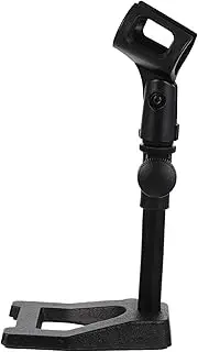 NULYLU Desktop Microphone Stand Mic Holder for Home and Stage Performances Lightweight and Portable Mic Support Accessory