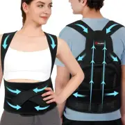 Posture Corrector for Men and Women, Upper Back Support Brace with Adjustable...