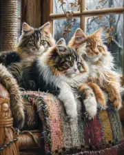 Diverse 8x10 Meow Masterpieces Cat Art Prints Feline Fine Art 21700876