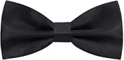 [Generic] Bow Ties for Men Pre-tied Black Bow Tie for Man Solid Color Bowties Men for Wedding Party Vest Tuxedos Shirts
