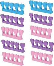 MERRYHAPY 90pcs Nail Art Eva Toe Separators Heart Modeling Toe Separator Nail Art Using