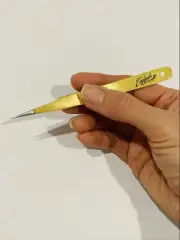 Straight Tweezers I Type For Classic Or Volume Eyelash Extensions