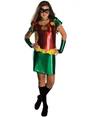 [DC Comics] Robin Teen Titans Go Female Dress Up Costume in Two Tone