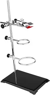 iplusmile Laboratory Stand Clamp Metalware Test Tube Holder Portable Lab Equipment for Chemical Experiments Easy Assembly Stable Base Compatible