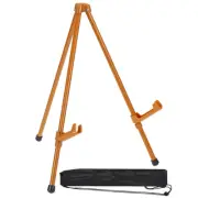 Tabletop Easel Stand for Display, 14in Table Top Easel Small Portable, Brown